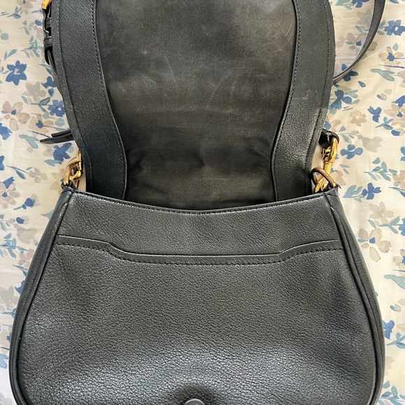 Marc Jacobs Black Crossbody Bag with Gold Accents - Picture 3 of 5